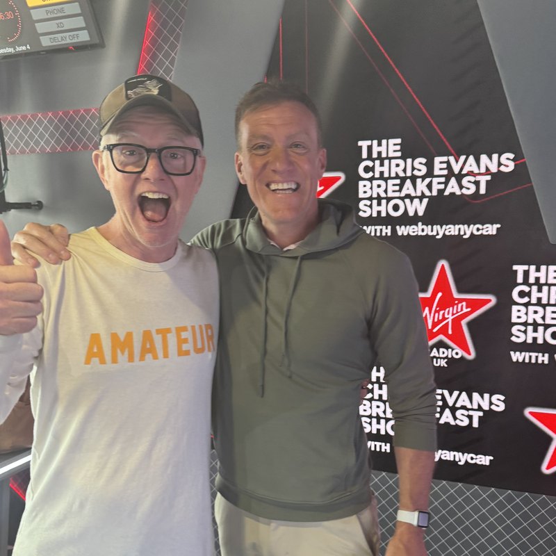 Andy Ramage with Chris Evans